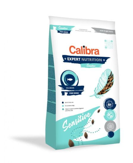 Calibra Expert Nutrition Sensitive hrana za pse s lososom, 12 kg