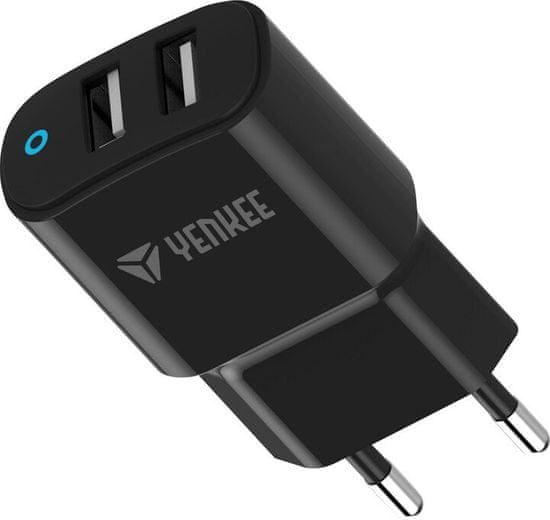Yenkee YAC 2020 BK dual USB punjač 3,4 A