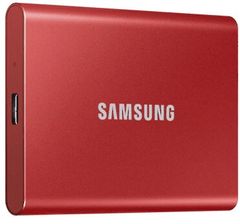 Samsung T7 vanjski SSD disk, 500 GB, USB 3.2 Gen2, crveni