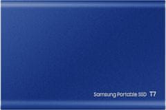 Samsung T7 SSD vanjski tvrdi disk, 500 GB, Type-C, plavi