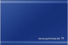 Samsung T7 SSD vanjski disk, 2 TB, USB Type-C, V-NAND UASP, plavi