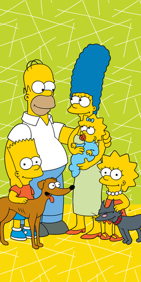 Jerry Fabrics 02 Simpsons dječji ručnik, zeleni