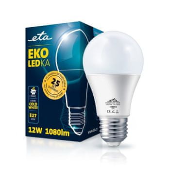  ETA LED žarulja, E27, 12 W, hladno bijela 