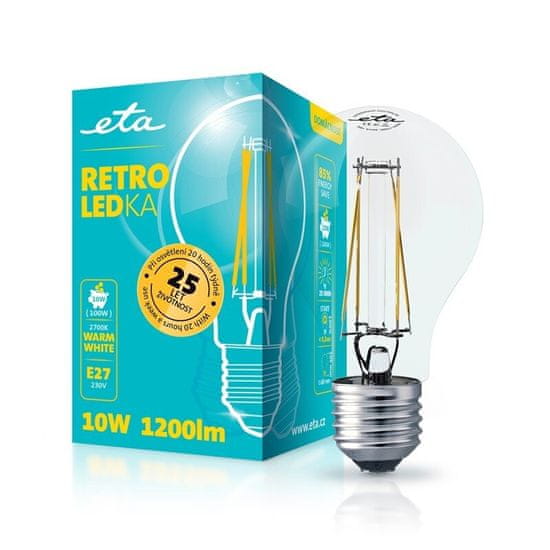 ETA Retro LED žarulja, E27, 10 W