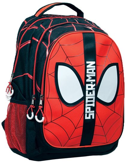 GIM Spiderman Black ruksak, crveni