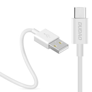 DUDAO L1T kabel USB / USB Type C 3A 1m, bijela