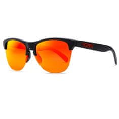 KDEAM Borger 3 sunčane naočale, Black / Orange