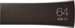 Samsung Bar Plus USB stick, 64GB, titan siva