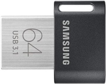Samsung USB stick FIT Plus, 64GB, siva