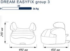 Nania dječja autosjedalica Dream Easyfix LX 2020, siva