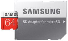 Samsung Evo Plus MicroSDXC memorijska kartica, 64 GB, UHS-I, SD adapter