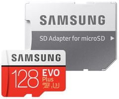 Samsung Evo Plus micro SD kartica, 128 GB + SD adapter
