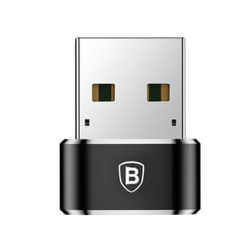 BASEUS adapter USB Type-C / USB, crno