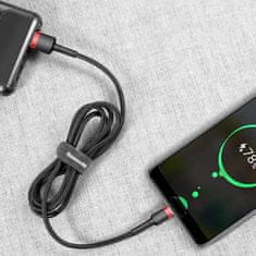 BASEUS Cafule kabel USB / USB-C QC 3.0 2A 3m, crno/crvena