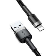BASEUS Cafule kabel USB / Lightning QC3.0 2m, siva