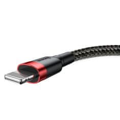 BASEUS Cafule kabel USB / Lightning QC3.0 1m, crno/crvena