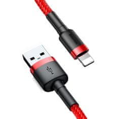 BASEUS Cafule kabel USB / Lightning QC 3.0 2A 3m, crvena