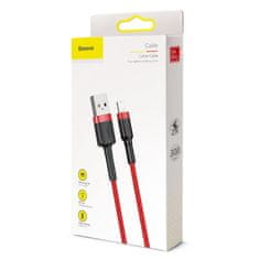BASEUS Cafule kabel USB / Lightning QC 3.0 2A 3m, crvena