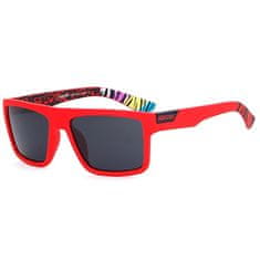 KDEAM Holland 5 sunčane naočale, Red / Black