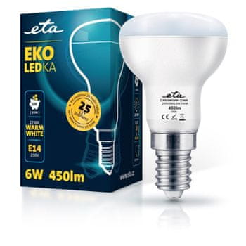  ETA LED žarulja, R50, E14, 6 W, toplo bijela 