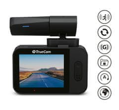 TrueCam M7 GPS Dual automobilska kamera (s radarskim izvještajem)