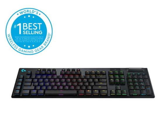 Logitech G915, LIGHTSPEED, GL Tactile gaming tipkovnica, US - HRV g.