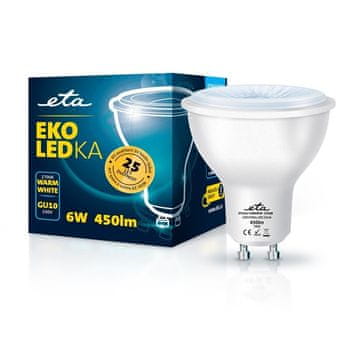  ETA LED žarulja, GU10, 6 W, toplo bijela 