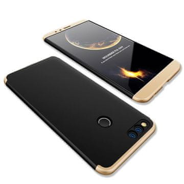 GKK 360 Full Body maska za Huawei Honor 7X, crno/zlato
