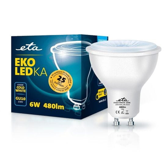 ETA LED žarulja, GU10, 6 W, hladno bijela