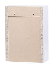ŠTĚPAŘ Zidna drvena kutija prve pomoći 33x23x12 cm, bijela