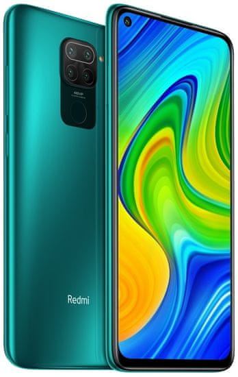 Xiaomi Redmi Note 9 pametni telefon, 4GB/128GB, Global Version, Forest Green