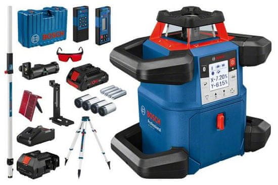 BOSCH Professional GRL 600 CHV rotacijski laser + BT 170 + GR 240 + LR 50 + RB 60 + WM 6 + RC 6 (06159940P5)