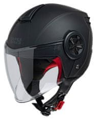 iXS Otvorena JET kaciga za motocikle s vizirom iXS 851 1.0, mat crna, M