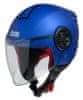 iXS Otvorena JET kaciga za motocikle s vizirom iXS 851 1.0, mat plava, L
