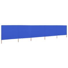 Vidaxl Zaštitna tkanina s 5 krila 600 x 160 cm azurno plava
