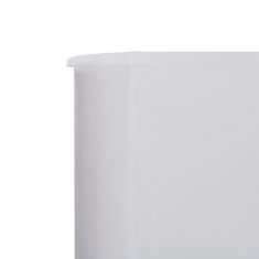 Vidaxl Zaštitna tkanina s 5 krila 600x160 cm pješčano bijela