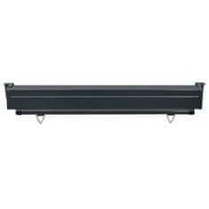 Vidaxl Bočna tenda za balkon 120 x 250 cm siva