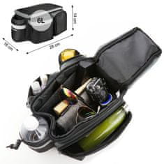 MG Bicycle Bike Pannier torba za bicikl, 6l, crno