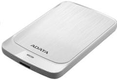 AData HV320 vanjski tvrdi disk, HDD, 1 TB, bijeli