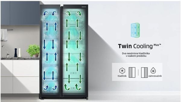 Twin Cooling Plus™ za optimalnu vlažnost i svježinu
