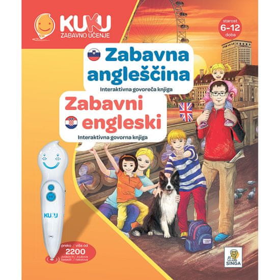 Singa Kuku Zabavno Učenje knjiga Zabavni engleski, interaktivna