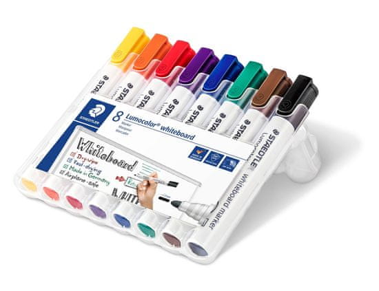 Staedtler Markeri Whiteboard Lumovolor s okruglim vrhom SB