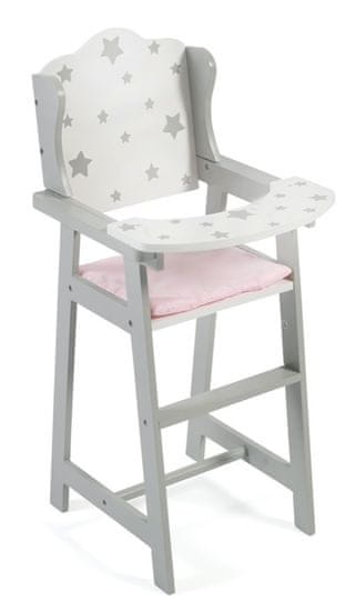 Bayer Chic blagovaonska stolica, sa zvijezdama, srebrna