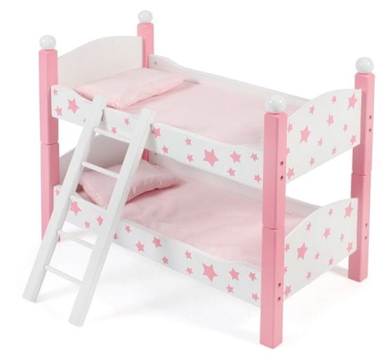Bayer Chic sklopivi krevet na kat za lutke, ružičasta