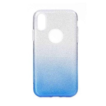FORCELL Shining silikonska maska za iPhone 11 Pro Max, plava/srebro