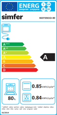 Simfer B6EP206SGI-80 ugradbena pećnica