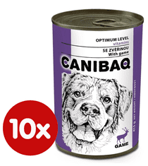 Dibaq hrana za pse CANIBAQ Classic divljač, 10x415 g
