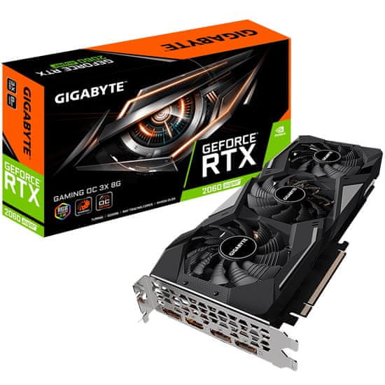 Gigabyte GeForce RTX 2060 SUPER GAMING OC 3X 8G grafička kartica, 8 GB GDDR6