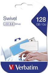 Verbatim Swivel USB stick, 128GB (49817)