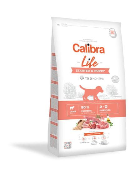 Calibra Life Starter & Puppy hrana za pse s janjetinom, 2,5 kg